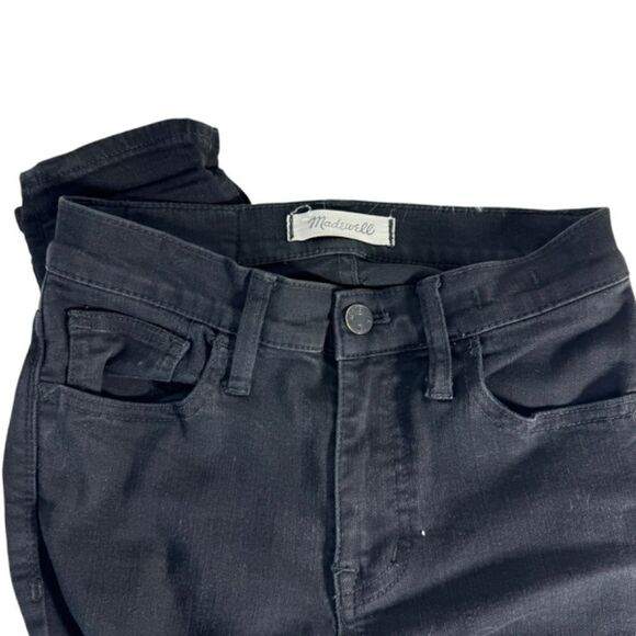 Madewell Roadtripper Black Medium Wash High Waist Skinny Jeans Sz 23 - Picture 6 of 11